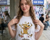 Happy Dog T-Shirt | Funny Good Boy Graphic Tee, Excited Puppy Dog Mom Unisex Shirt, Dog Lover Gift