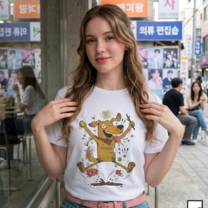 Happy Dog T-Shirt | Funny Good Boy Graphic Tee, Excited Puppy Dog Mom Unisex Shirt, Dog Lover Gift