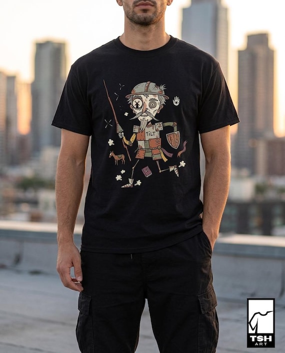 Spain T-Shirt | Funny Don Quixote Graphic Tee, Spanish Culture Unisex Shirt, Spain Gift for Her Him
