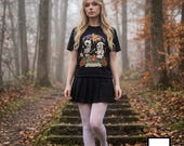 Skeleton Roast Halloween Shirt | Ghost Campfire Tee | Funny Marshmallow T Shirt | Spooky Smores Graphic Tee | Retro Fall Tee | Unisex Gift