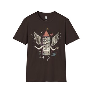 Istanbul T-Shirt | Funny Galata Tower Graphic Tee, Turkish Culture Unisex Shirt, Istanbul Gift Dark Chocolate