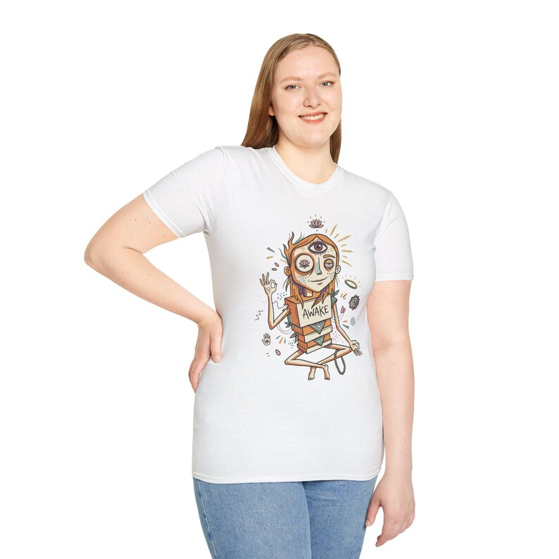 Psychedelic Third Eye T-Shirt | Spiritual Meditation Graphic Tee image 18