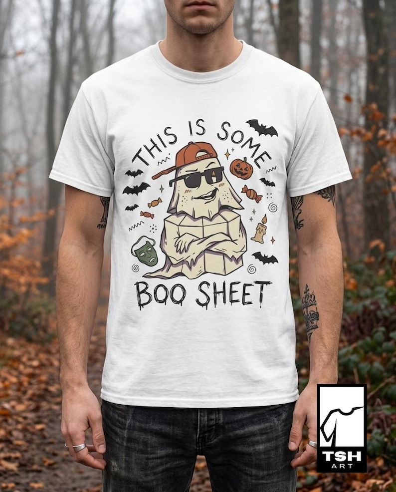Halloween Funny Ghost Shirt | Funny Boo Sheet Tee | Cool Ghost T Shirt | Sassy Spooky Quote Tee | Vintage Sassy Ghost Tee | Unisex Gift