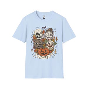 Vintage Halloween Shirt | Skull Werewolf T Shirt | Creepy Clown Witch Tee | Pumpkin Coven Graphic Tee | Retro Horror Tee | Unisex Gift image 16