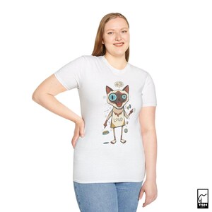 Loud Siamese Cat T-Shirt | Funny Talkative Cat Graphic Tee, 3 AM Meow Unisex Shirt, Cat Lover Mom Gift