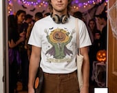 Jack O Lantern Scarecrow Shirt | Spooky Pumpkin Tee | Funny Halloween Graphic Tee | Tis The Season Shirt | Retro Fall Tee | Unisex Gift