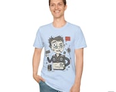 Backend Developer T-Shirt | Funny Server Error Graphic Tee, API SQL Programmer Unisex Shirt, Coder Gift