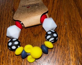 Neue Handgemachte Disney Micky Maus Perlen Stanley Cup tumbler Charme Armband