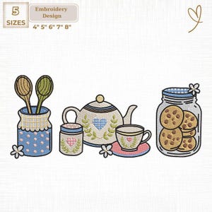 Archivo de bordado Grandma Core, estilo cottagecore vintage (descarga instantánea)