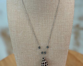 Beaded Hebrew Cone Necklace