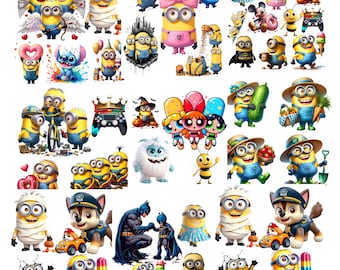 Minions SVG-Bundle, geschichtete Minion Becher (Digitaler Download)