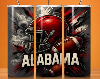 Mascot Football 20 Unzen Tumbler Wrap PNG (Digital Download