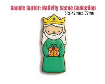 Weiser Mann-Cookie Cutter | Weihnachtskrippe STL-Datei (Digital Download)