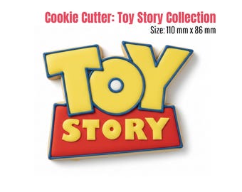 Toy Story Logo Cookie Cutter | STL File | Digital Download 3D Print | 'Two Infinity and Beyond' Party Supply | Instant DIY Bake Tool