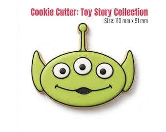 Toy Story Alien Cookie Cutter | Little Green Men 3D Print STL File | Digital Download DIY Baking Tool | 'Ooooh' Party Favor