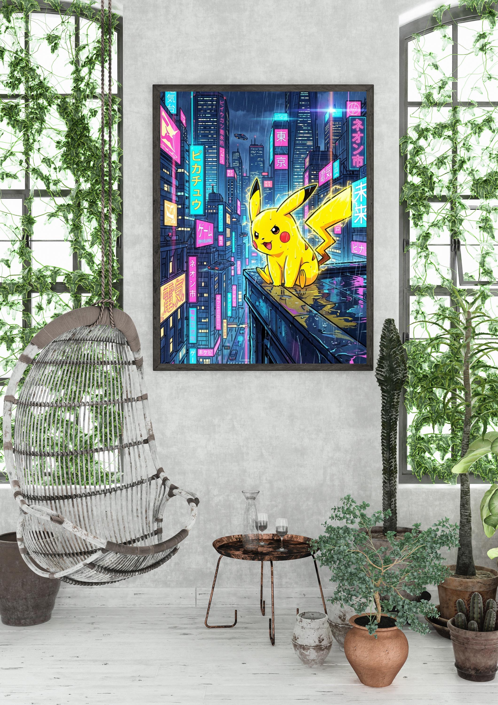 Pikachu neon - Etsy 日本