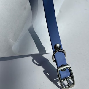 Walk By Good Boy - Biothane Collar - Periwinkle