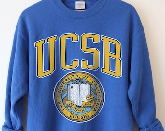 vintage des années 90 vintage University California Santa Barbara sweat, chemise UCSB, chemise UC Santa Barbara, pull UCSB/Sweat à capuche