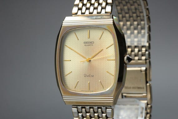 Vintage 1982 *n mint* seiko dolce 5931-5450 31mm gold… - Gem