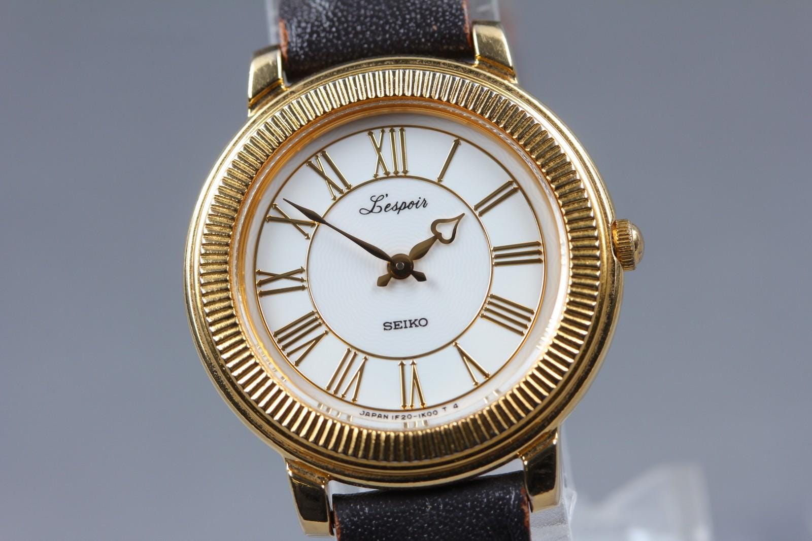 SEIKO TISSE 1F20-1C00 ゴールド ラウンド カットガラス Seiko 1f20 - Etsy