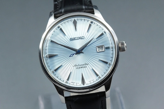 N mint* seiko 6r15-01s1 sarb065 ice blue dial date 40… - Gem