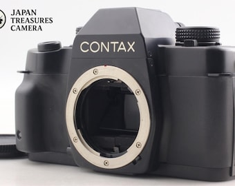 Min+++t* contax st slr 35mm film camera body d-7 data back c/y mount from japan