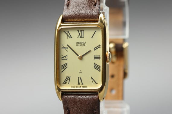 Vintage 1980 *n mint* seiko socie 1400-5270 gold roma… - Gem