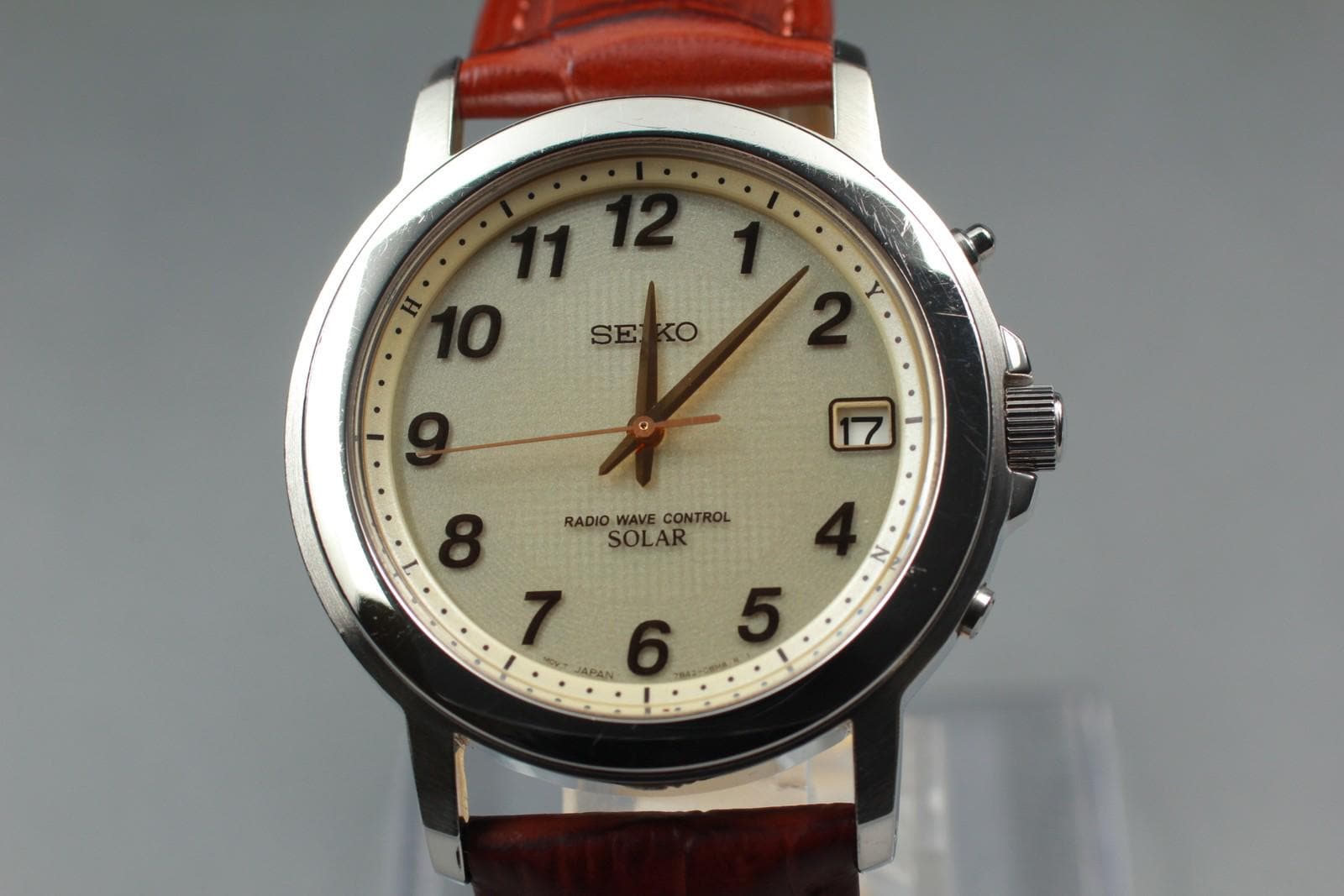 SEIKO Radiowave Control Solar 腕時計 SEIKO Radio Wave Control Solar Titanium Men's Watch 2.5oz 7B22