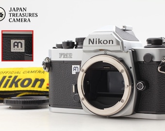 Rare *anam* *mint w/strap* nikon new fm2 fm2n silver 35mm film camera from japan