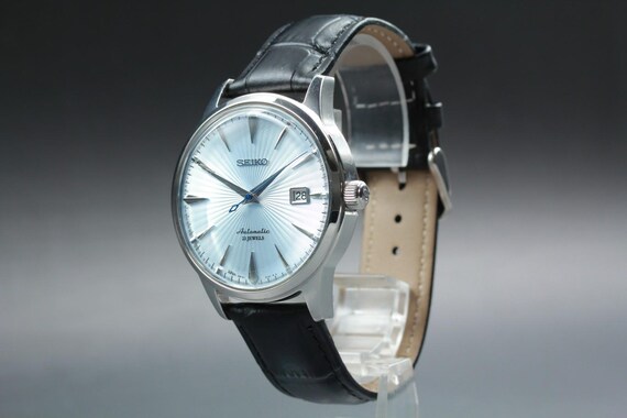 SEIKO PRESAGE 6R15C 6R15-01S1 手巻き 腕時計 N mint* seiko 6r15-01s1 sarb065 ice blue dial date 40… - Gem
