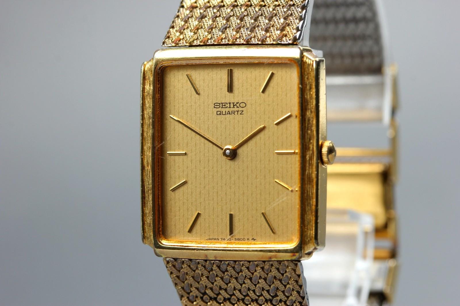 Seiko Tank Watch 25mm - Etsy