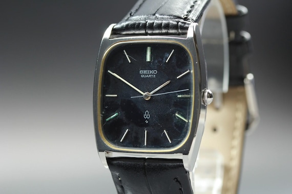 Vintage 1983 seiko chariot 7830-5040 black dial quart… - Gem