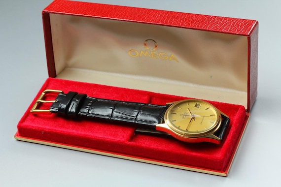 1980 omega seamaster cal.1337 196.0216 34mm gold qz m… - Gem