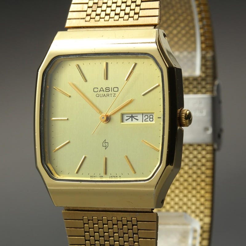 Casio Tank Watch Mens - Etsy