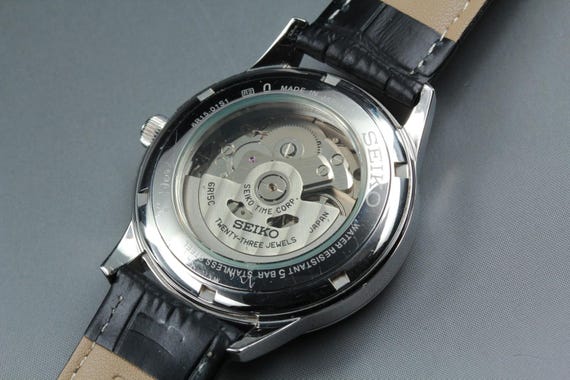 N mint* seiko 6r15-01s1 sarb065 ice blue dial date 40… - Gem
