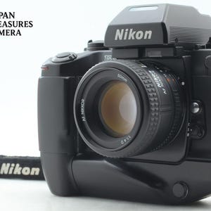 Appareil photo argentique Nikon F4S 35 mm avec objectif AF Nikkor 50 mm f/1.4D – Importation du Japon