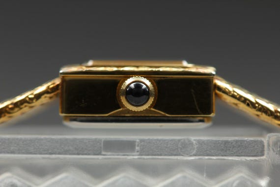 Vintage 1993 *near mint* seiko 1e20-5000 13mm gold sq… - Gem