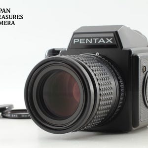 Near mint+++* pentax 645 camera smc a 150mm f3.5 lens 120 film back from japan