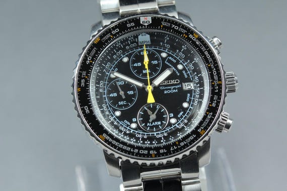 N mint* seiko flightmaster 7t62-0eb0 sna411p1 42mm ch… - Gem