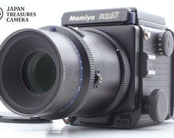 Cámara Mamiya RZ67 Pro con objetivo Sekor Z de 180 mm f4.5 W-N y respaldo de 120 mm.