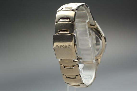 Near mint seiko alba wired 7t92-0bx0 chronograph quar… - Gem