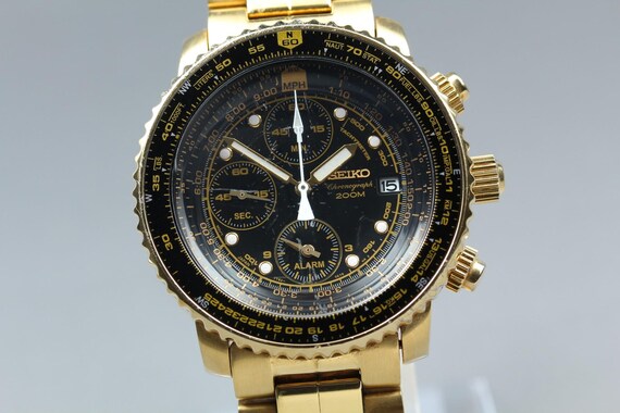 Seiko flightmaster 7t62-0eb0 sna414p1 42mm chronograp… - Gem
