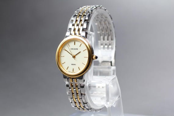 Vtg 1991 *n mint in box* seiko exceline 7321-0710 gol… - Gem