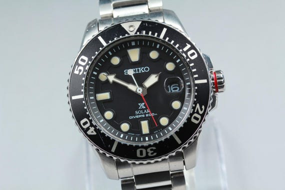 【稼働】SEIKO PROSPEX V157-0BN0 ダイバーズ 腕時計 Near mint seiko prospex v157-0bt0 black dial solar di… - Gem