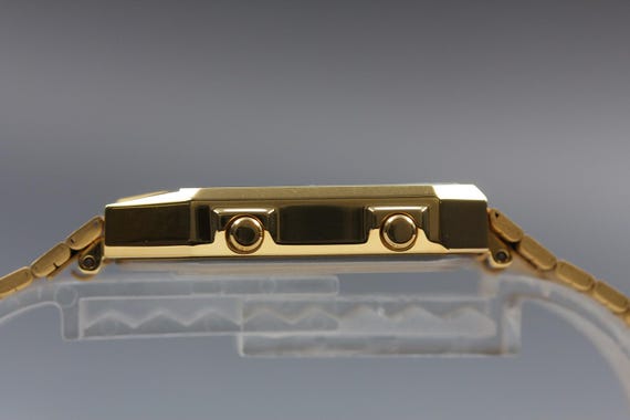 Citizen ana-digi temp 8989-s116872 34mm gold quartz m… - Gem