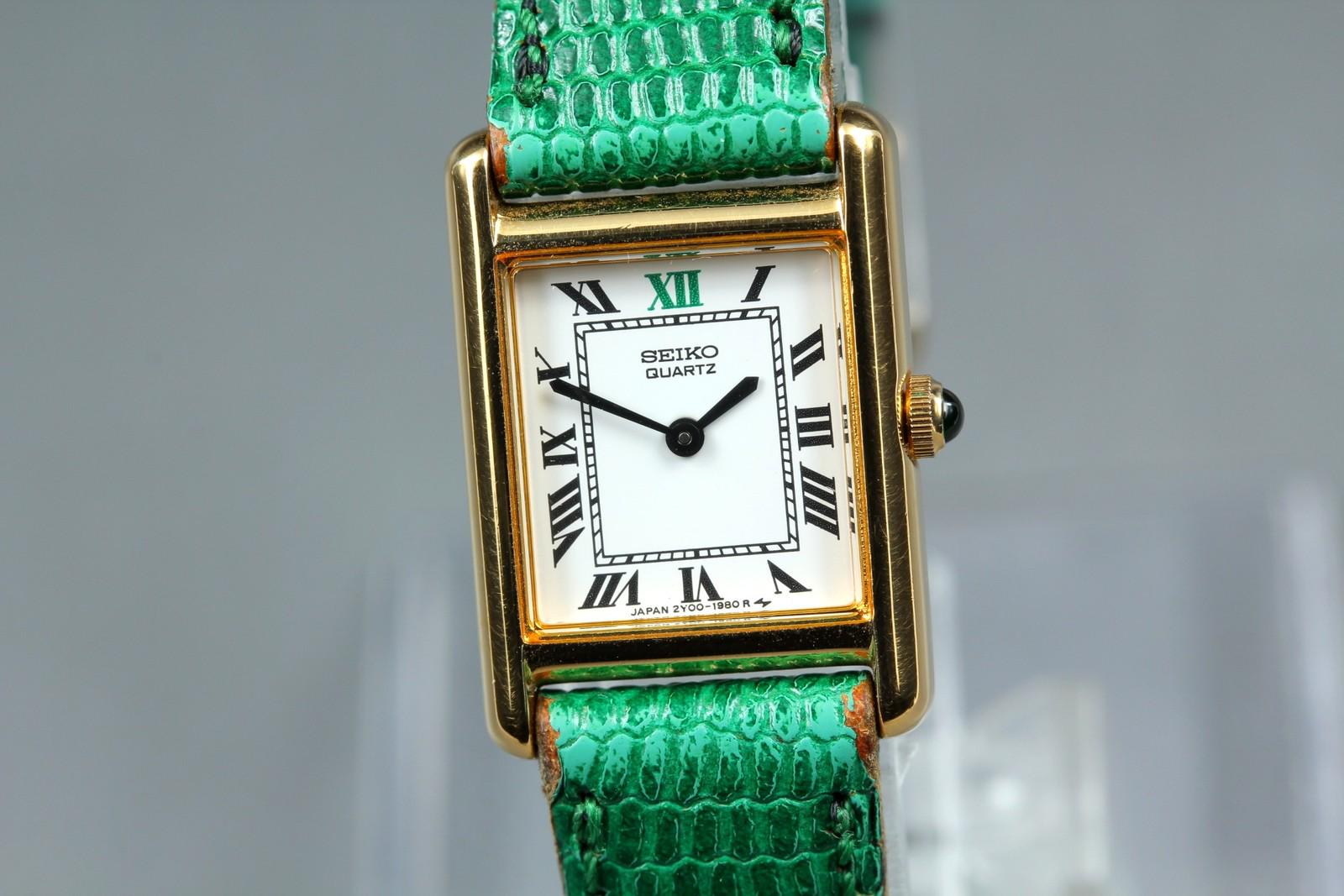 Vintage seiko tank dolce 1988年製　新品ベルト 1988 Seiko Tank - Etsy