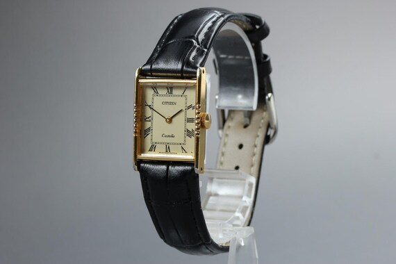 Vintage 1976 citizen castalia 4-632346 y0 gold roman … - Gem
