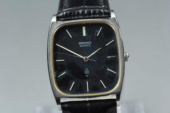 Vintage 1983 seiko chariot 7830-5040 black dial quart… - Gem