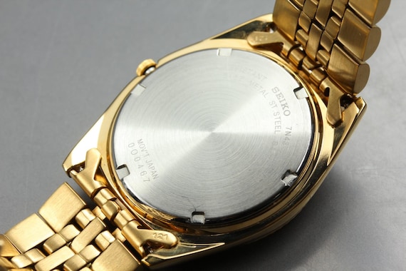 Vintage *near mint* seiko president 7n43-8111 37mm go… - Gem