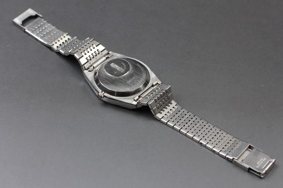 Vintage 1978 seiko grand quartz 9943-8000 silver day … - Gem
